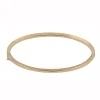 Bracelet jonc Brillaxis fil carré or jaune 18 carats