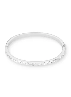 Bracelet jonc Coeur de Lion Spikes acier