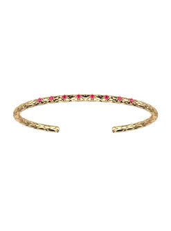 Bracelet jonc Les Georgettes Joyau roseCollection Les Intemporels