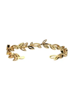 Bracelet jonc Les Georgettes Arbre de vie doré_x005f_x000D_Collection Les Précieuses