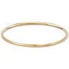 Bracelet jonc massif Brillaxis or 18 carats fil 2mm