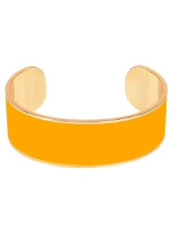 Bracelet jonc ouvert bangle Up jaune safran_x005f_x000D_collection Bangle