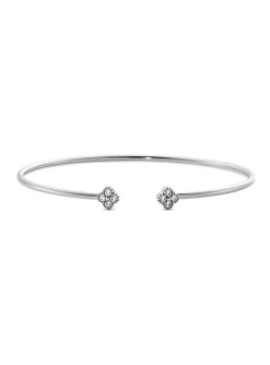 Bracelet jonc ouvert Agatha Beloved argent