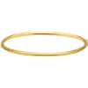 Bracelet jonc ouvrant rigide or 18 carats 3 mm