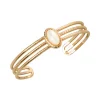 Bracelet jonc Saunier Aussière doré