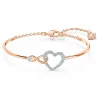 Bracelet jonc Swarovski Infinity Heart
