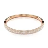 Bracelet jonc Swarovski Meteora rosé M
