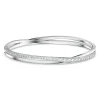 Bracelet jonc Swarovski Twist Rows M