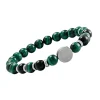 Bracelet Jourdan 1921 malachite et acier