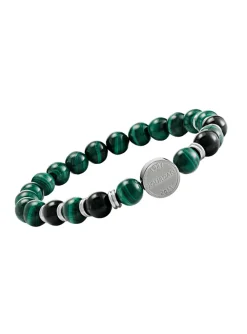 Bracelet Jourdan 1921 malachite et acier