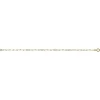 Bracelet junior coeurs or jaune perles de culture