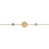 Bracelet Les Cadettes Birthstones Février améthyste
