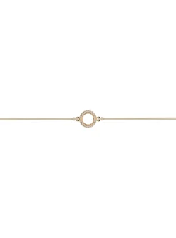 Bracelet Les Cadettes Chica cordon crème et oxydes