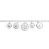 Bracelet Les Georgettes Astrale argenté 16mm_x005f_x000D_Collection Les Précieuses