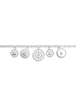 Bracelet Les Georgettes Astrale argenté 16mm_x005f_x000D_Collection Les Précieuses