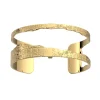 Bracelet Les Georgettes Caïman doré 25mm