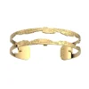 Bracelet Les Georgettes Caïman doré 14mm