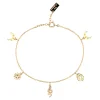Bracelet Les Georgettes doré pampilles mystiques_x005f_x000D_Collection Les Cadettes