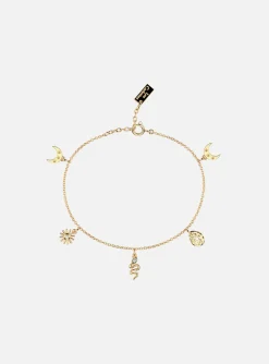 Bracelet Les Georgettes doré pampilles mystiques_x005f_x000D_Collection Les Cadettes