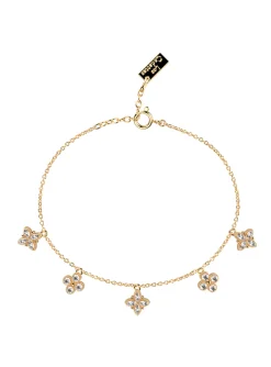 Bracelet Les Georgettes Fleurs doré_x005f_x000D_Collection Les Cadettes