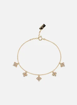 Bracelet Les Georgettes Fleurs doré_x005f_x000D_Collection Les Cadettes