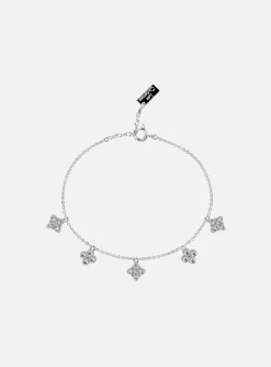 Bracelet Les Georgettes Fleurs argenté_x005f_x000D_Collection Les Cadettes