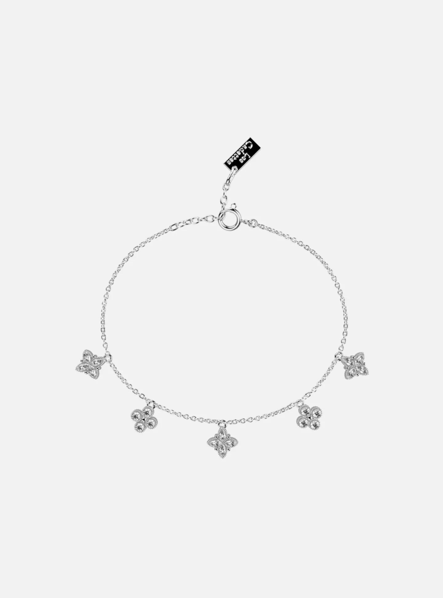 Bracelet Les Georgettes Fleurs argenté_x005f_x000D_Collection Les Cadettes