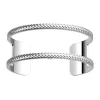 Bracelet Les Georgettes Pure Tresse argenté 25mm