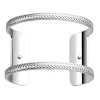 Bracelet Les Georgettes Pure Tresse argenté 40mm