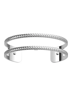 Bracelet Les Georgettes Pure Tresse argenté 14mm