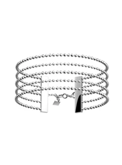 Bracelet Les Georgettes Rivière argenté