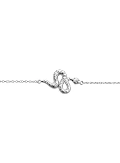 Bracelet Les Georgettes Serpent argenté