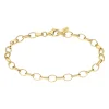Bracelet Lotus Silver doré mailles ovales
