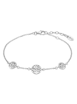 Bracelet Lotus Silver Mystic 3 arbres de vie