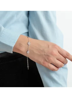 Bracelet Lotus Silver Mystic 3 arbres de vie