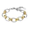 Bracelet Lotus Style acier bicolore