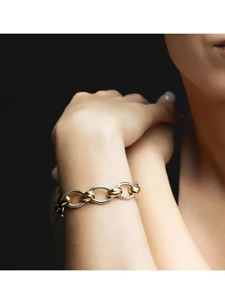 Bracelet Lotus Style acier bicolore