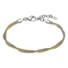 Bracelet Lotus Style bicolore