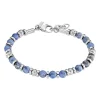 Bracelet Lotus Style Bleu Acier