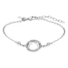Bracelet Lotus Style collection Bliss_x005f_x000D_acier et strass