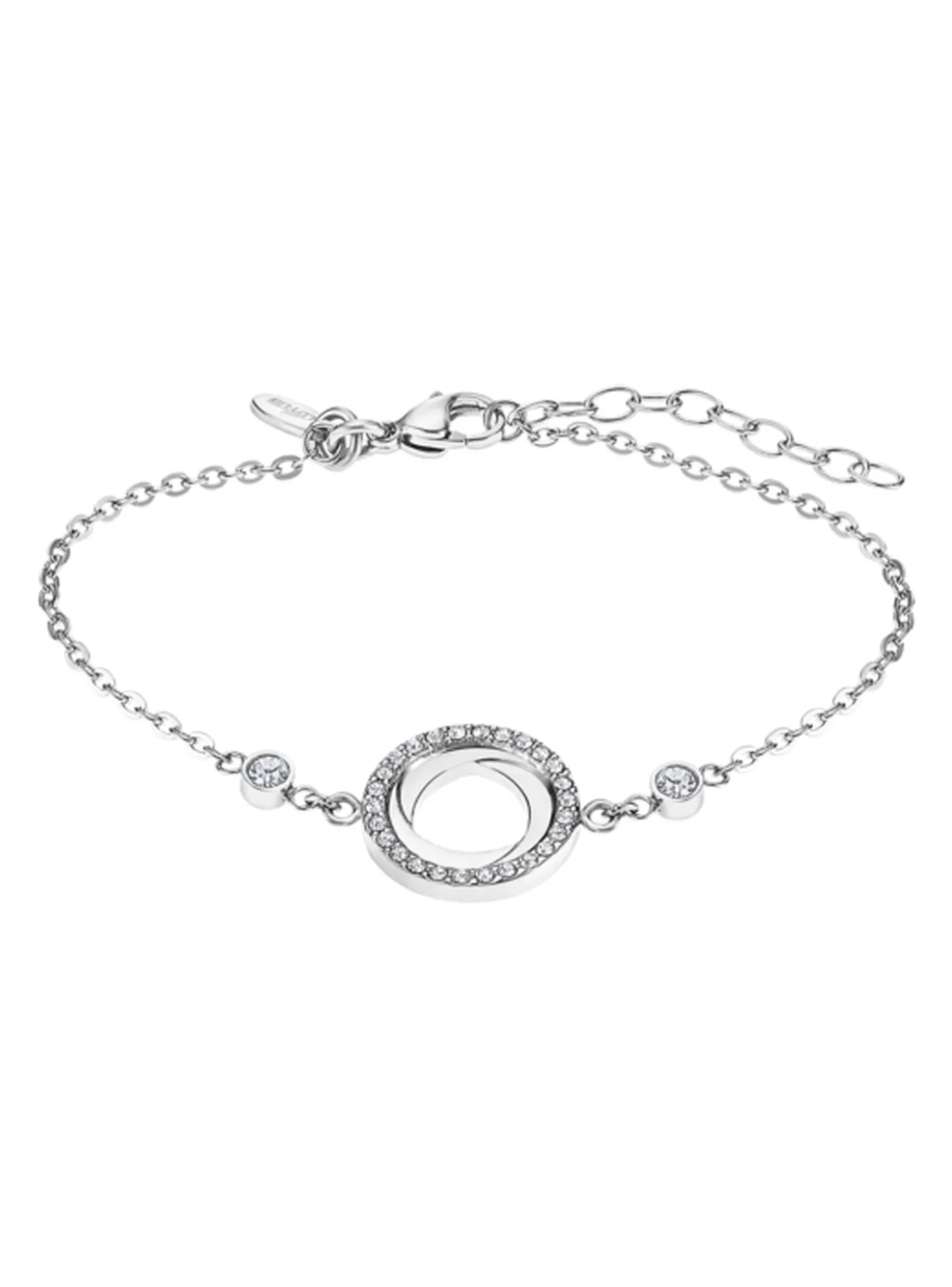 Bracelet Lotus Style collection Bliss_x005f_x000D_acier et strass