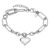 Bracelet Lotus Style pampille coeur