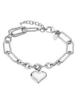 Bracelet Lotus Style pampille coeur