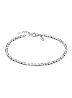Bracelet Lotus Style rivière oxydes