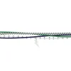 Bracelet multi rang Les Cadettes Eclair bleu et vert