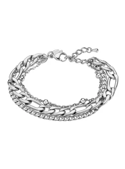 Bracelet Multi Rang Lotus Style Urban Woman_x005f_x000D_Acier