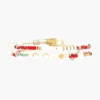 Bracelet multirang Zag Bijoux Augustine rouge