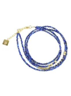 Bracelet multirang Zag Bijoux Favela lapis lazuli_x005f_x000D_double rang