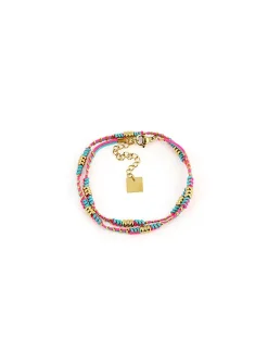 Bracelet multirang Zag Bijoux Bogota fuchsia