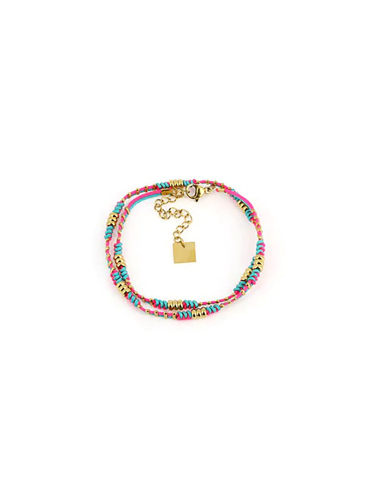 Bracelet multirang Zag Bijoux Bogota fuchsia